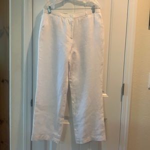 JM Collection Lined Linen Pants